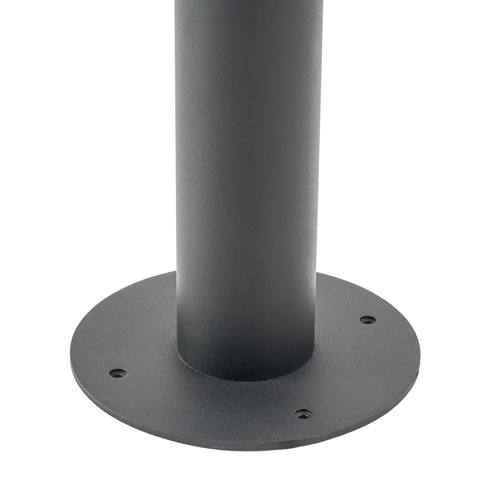 Zayn Außenleuchte, Glas, Höhe 220 cm, einflammig, schwarz, IP65 - Lindby