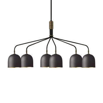 Howard 6 Chandelier Gunmetal - GUBI