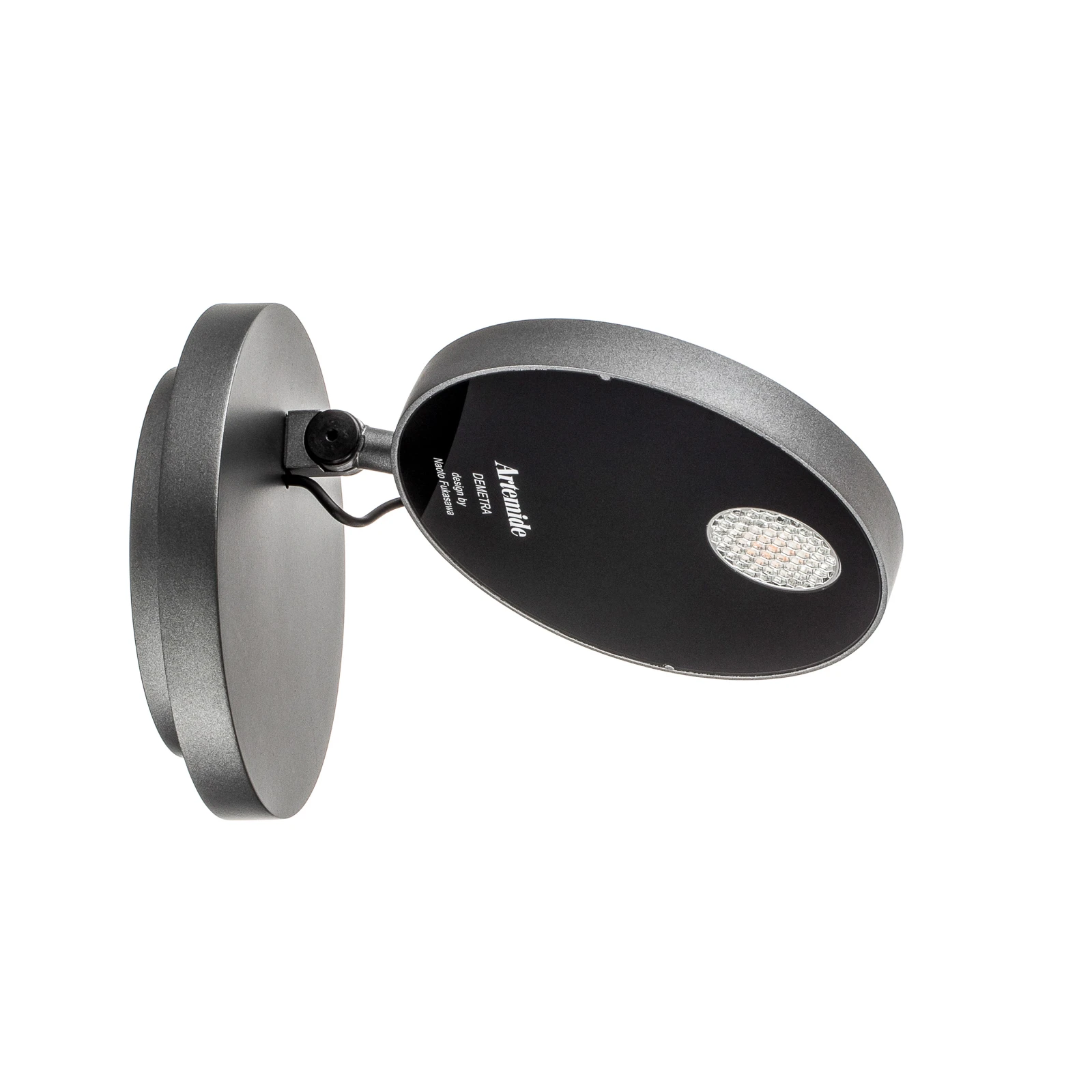 Artemide Demetra Aplică de perete LED, dimabil, 2700K, gri