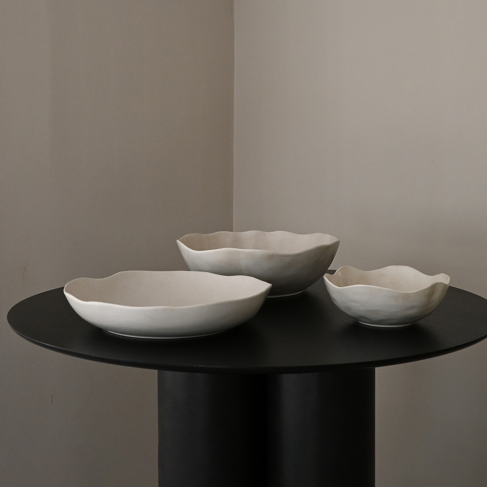 Miska Native, wysokość 10 cm, kamień, biała – 101 Copenhagen