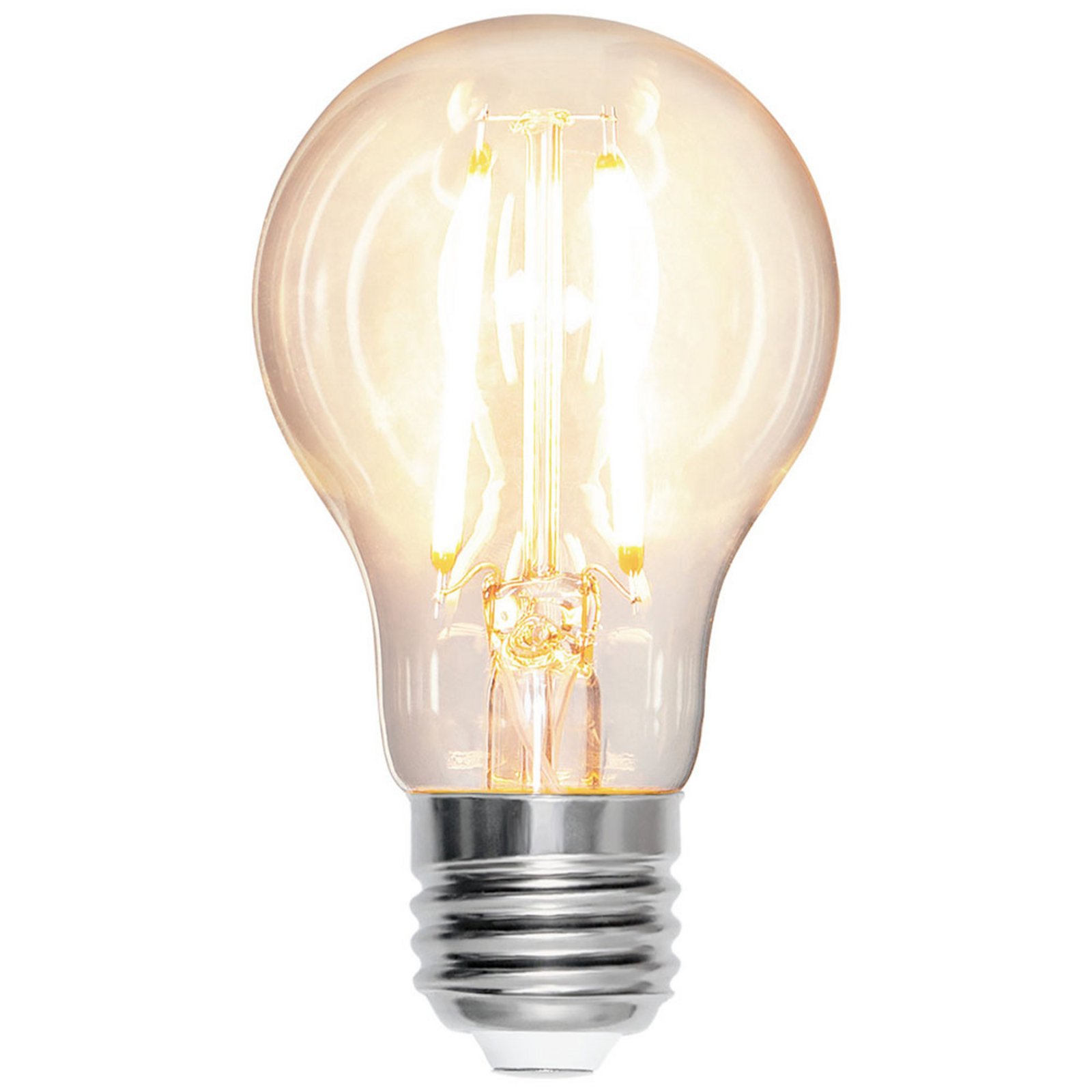 LED-Leuchtmittel E27 A60 7 W, 810 lm, klar, 2.700 K Filament