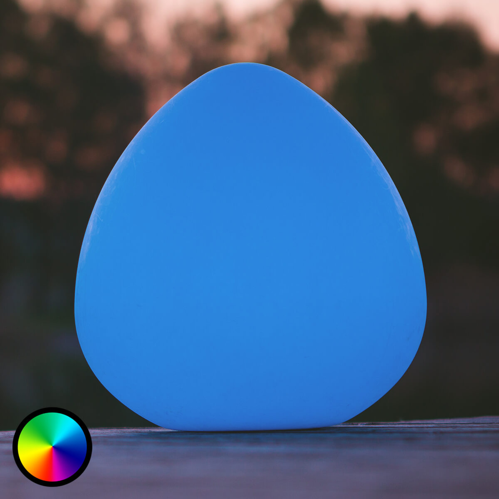 Smart&Green Stone L LED decorative light, controllable via app, plastic, 1.2 W, energy efficiency: A+, H: 30 cm