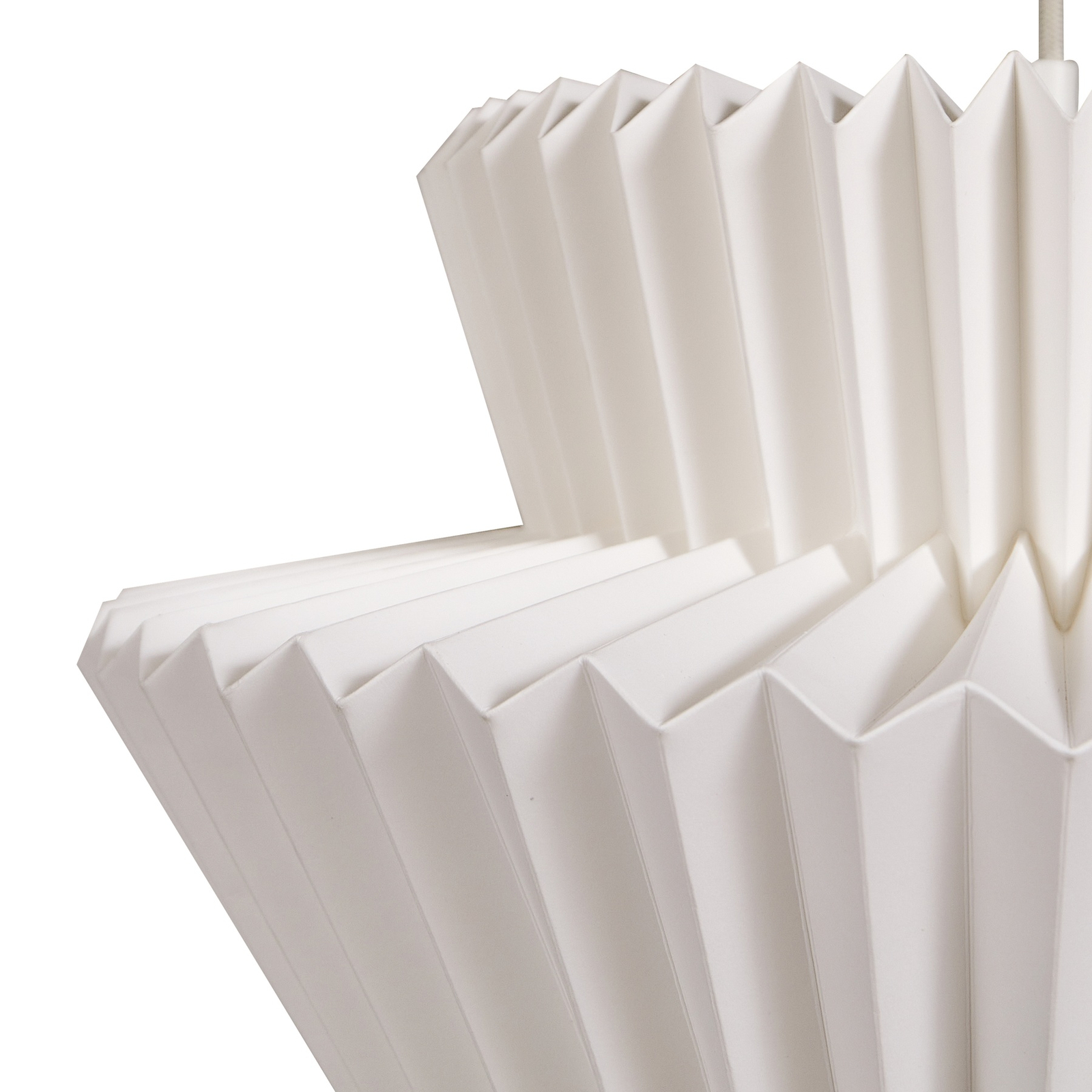 Lampa wisząca Magali, biała, papierowa, Ø 45 cm, E27