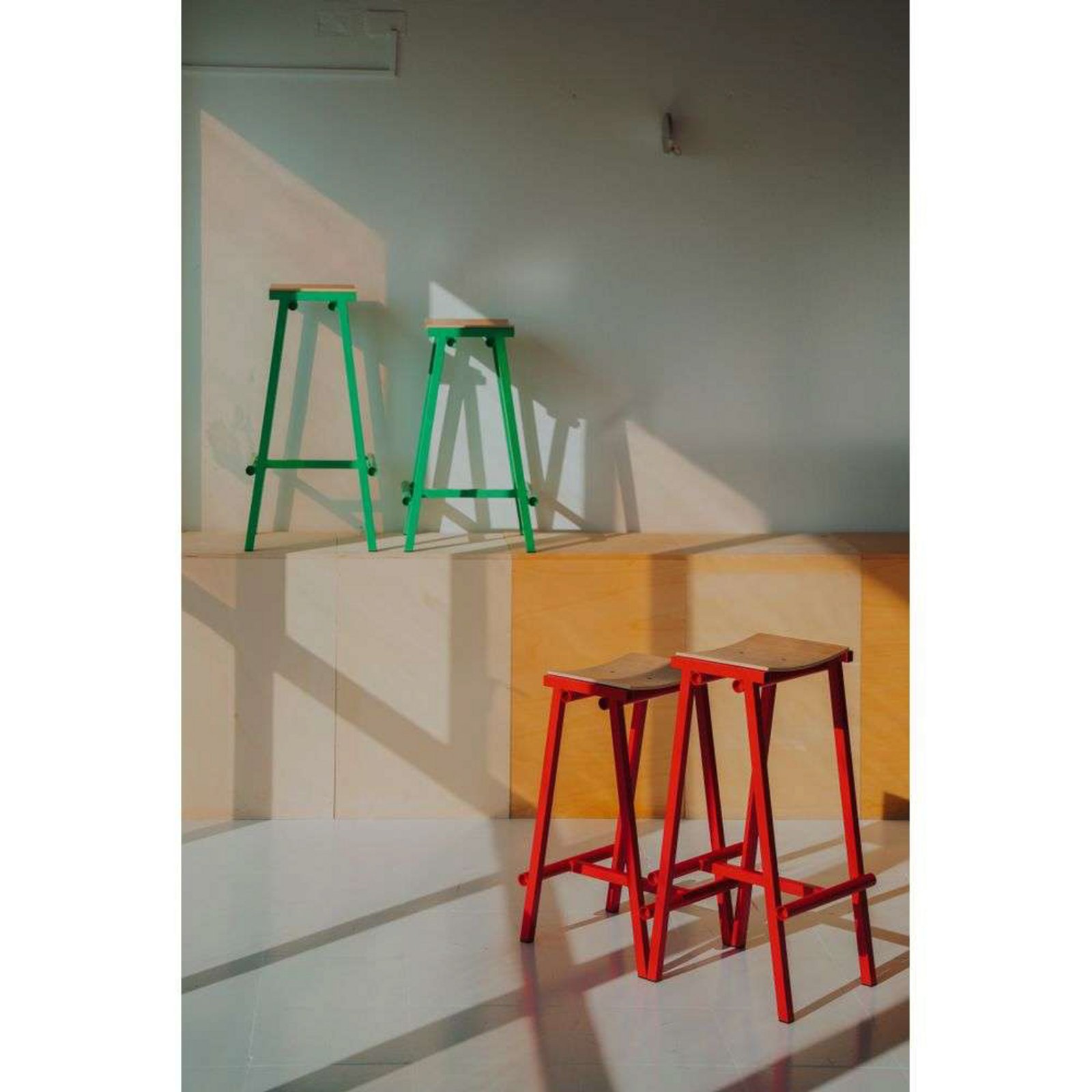 Taburete 8 Bar Stool Low Soft Jade - Hay