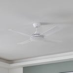 Ventilador de teto Bondi 1, branco mate, comando à distância