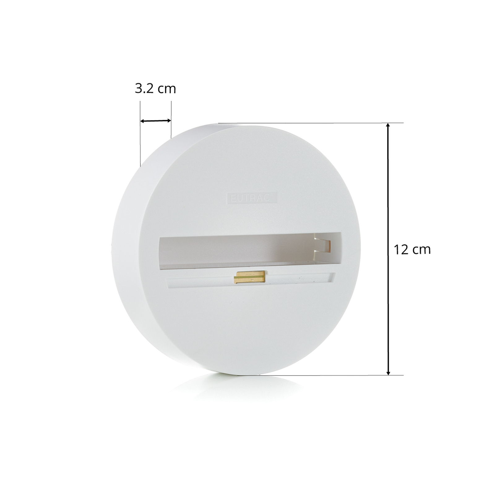 Eutrac Monopoint, Aufbaumontage, 3-Phasen, weiß