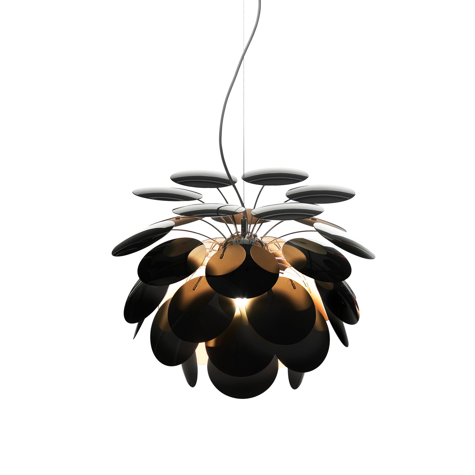 Discoco Lampada a Sospensione Ø35 Nero/Oro - Marset