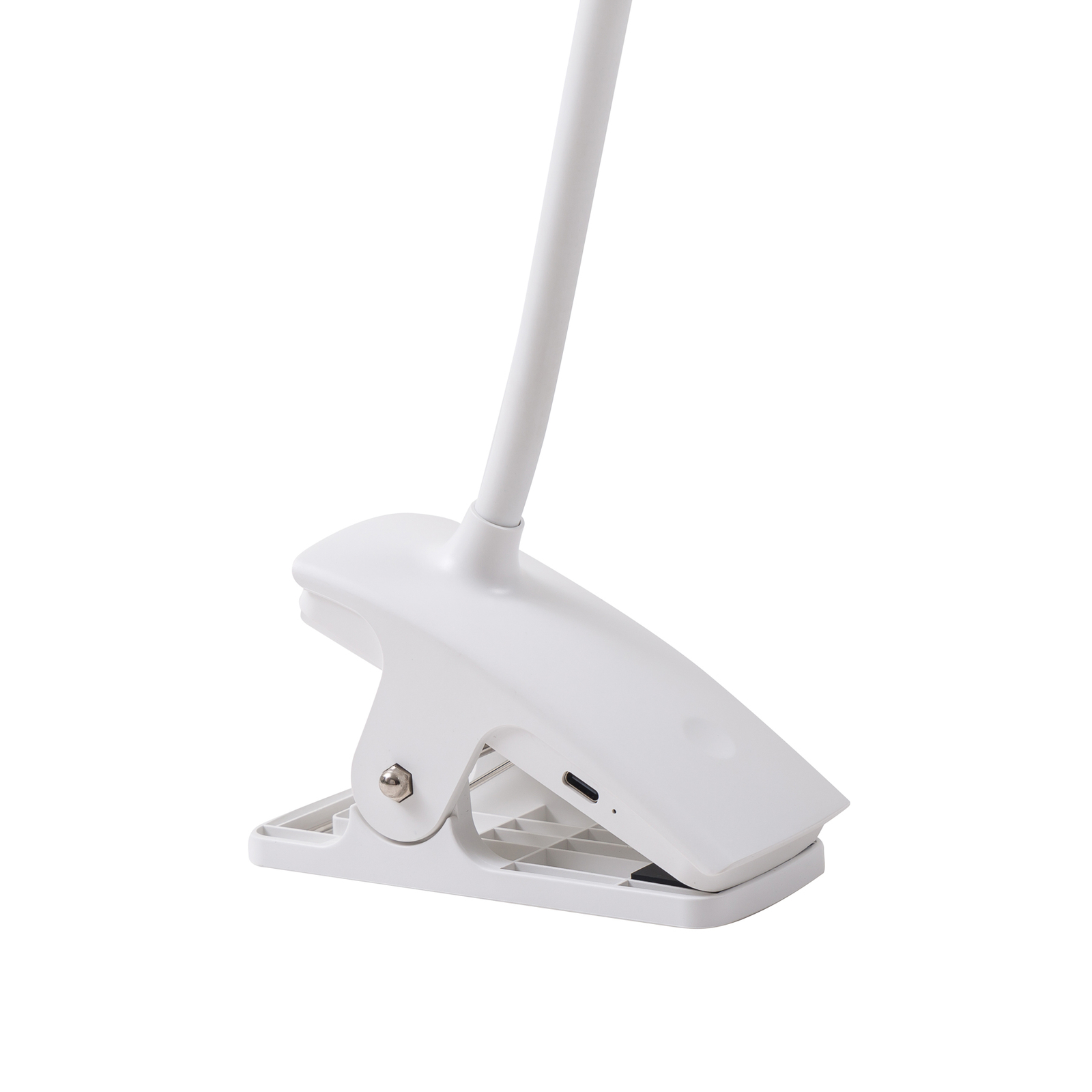 Lindby LED clip-on light Maori, white, CCT, dimmable