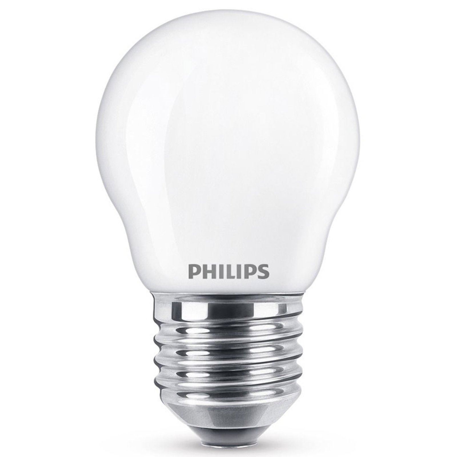 Philips LED kapljična lampa E27 2.2W, topla bijela, opal