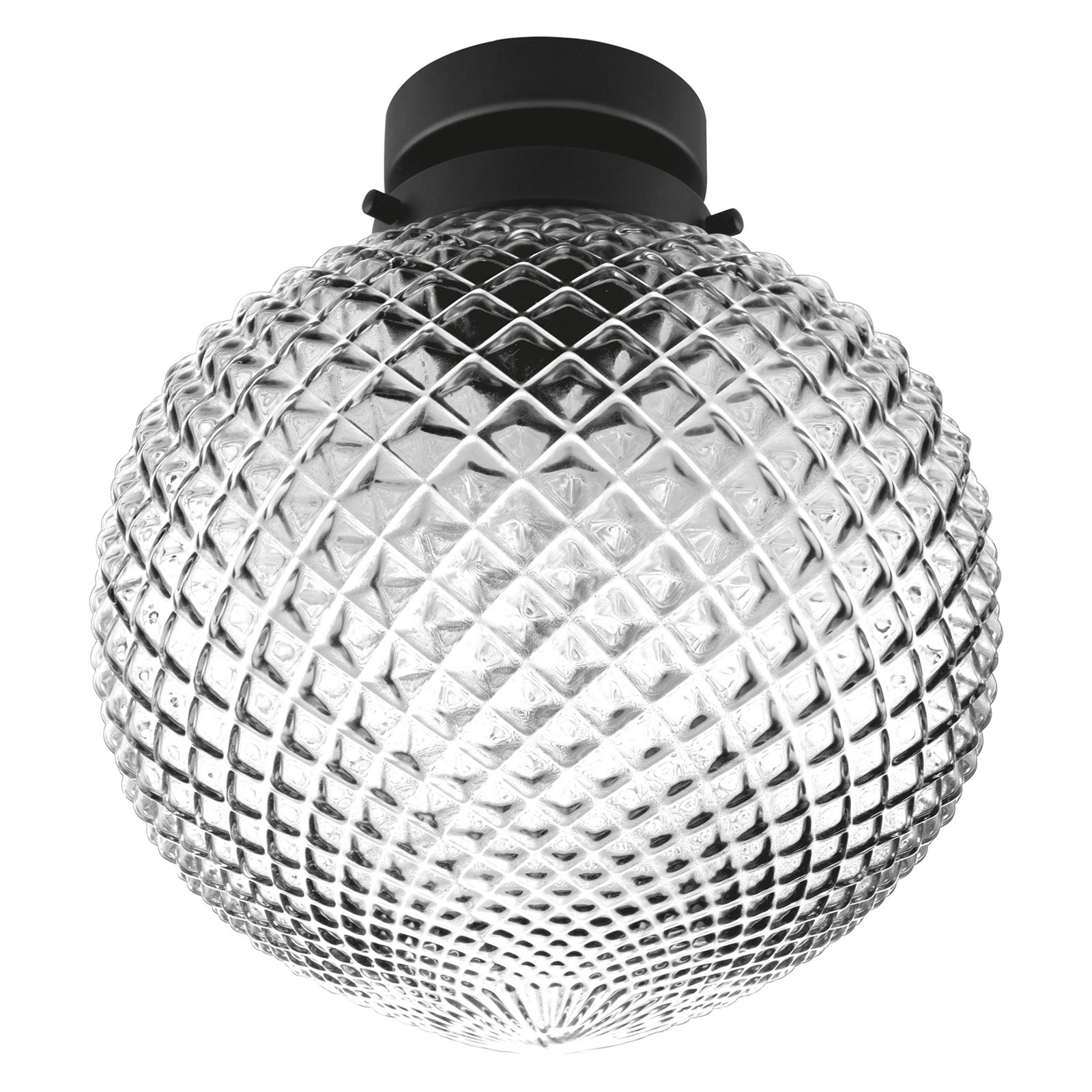 LEDVANCE Vintage Edition 1906 Carved Pineapple, for Living / Dining Room, glass, E27, 40 W, energy efficiency: A++, H: 26.5 cm