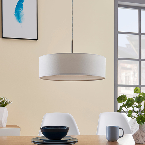 Hängeleuchte Sebatin, 40 cm, weiß