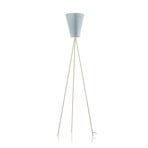 Oslo Wood Gulvlampe Hvit/Lys Blå - Northern