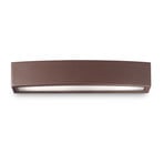Ideal Lux Andromeda outdoor wall lamp, coffee, width 45 cm E27