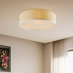 Lampa sufitowa Turda, Ø 50 cm, biała