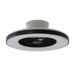 Paavo LED Smart Ceiling Fan Black - Lindby