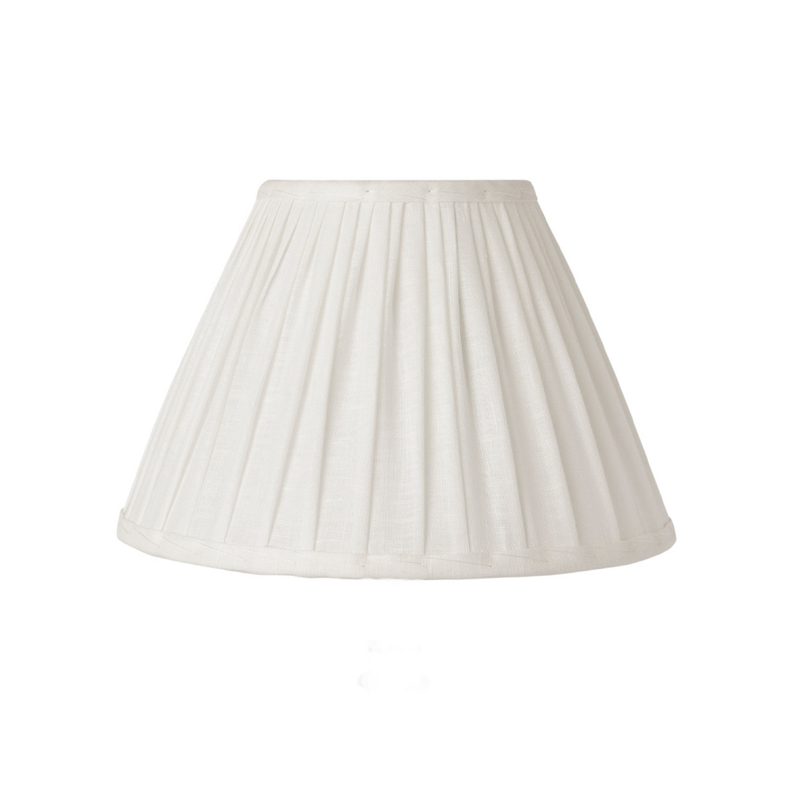 Ella Lampenschirm, weiß, Ø 26 cm, Leinen Watt & Veke - Design - Stoff / Textil