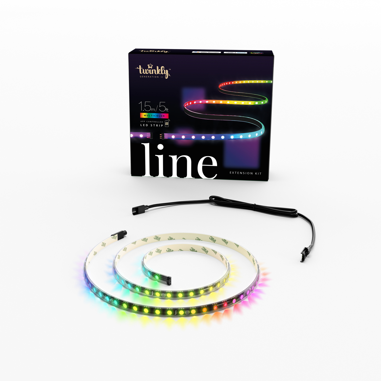 Twinkly Light line tira LED RGB 1,5m extensión