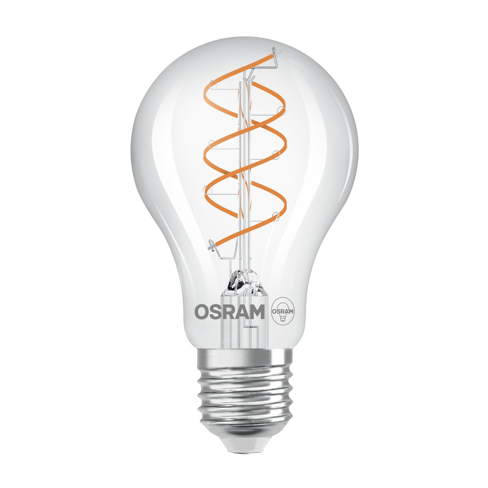 OSRAM LED Vintage E27 8W 2.200K Filamento en espiral claro atenuable