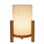 Lampă de masă Madita LED, înălțime 32 cm, natural/linen