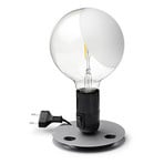 FLOS Lampadina LED-Tischlampe, schwarz