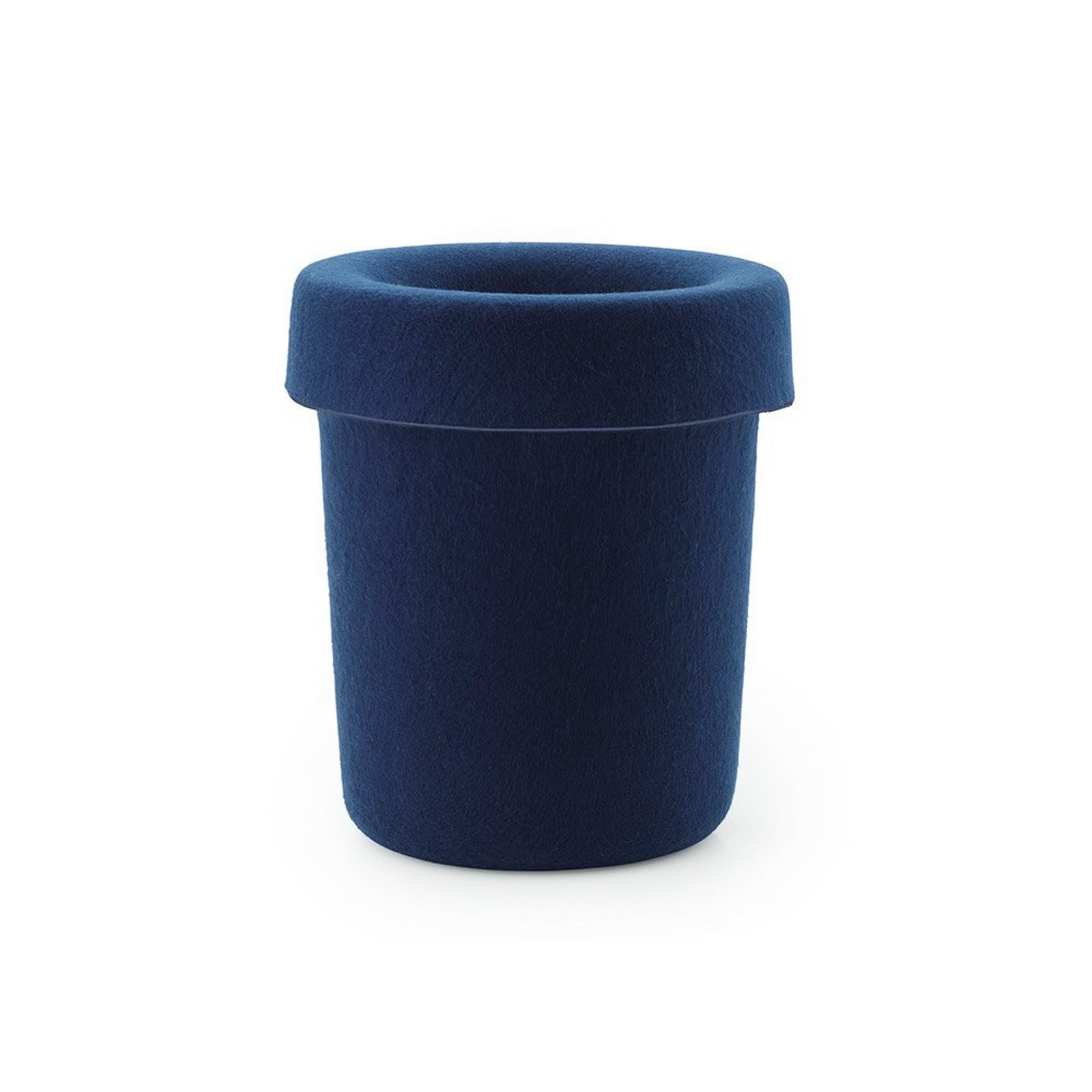 Papierkorb Hide, dunkelblau, Höhe 36 cm - Normann Copenhagen