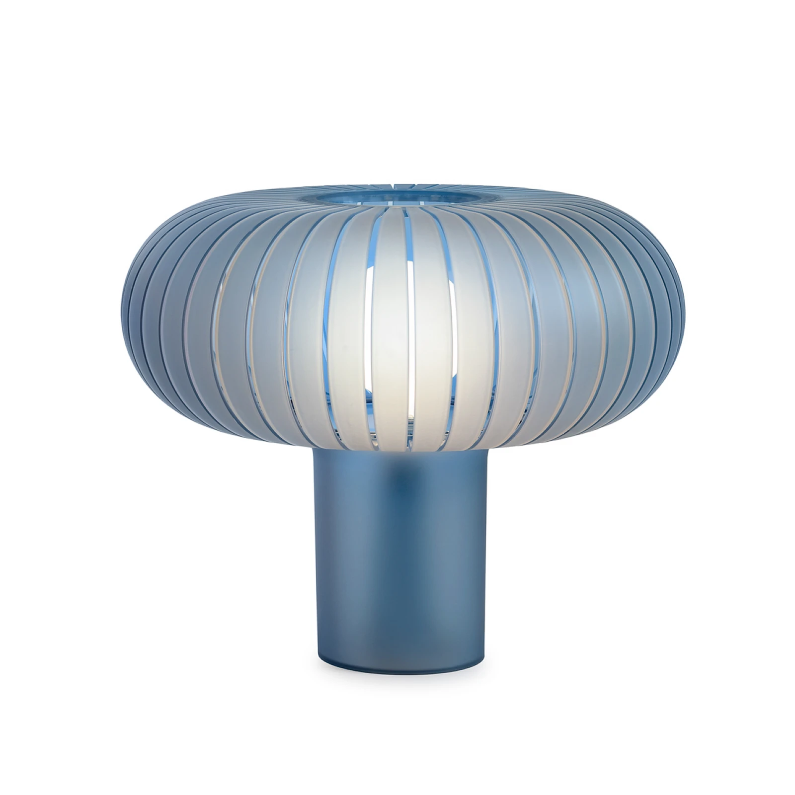 Kartell galda lampa Teresa Frozen, debeszils, dimmerējama, E27
