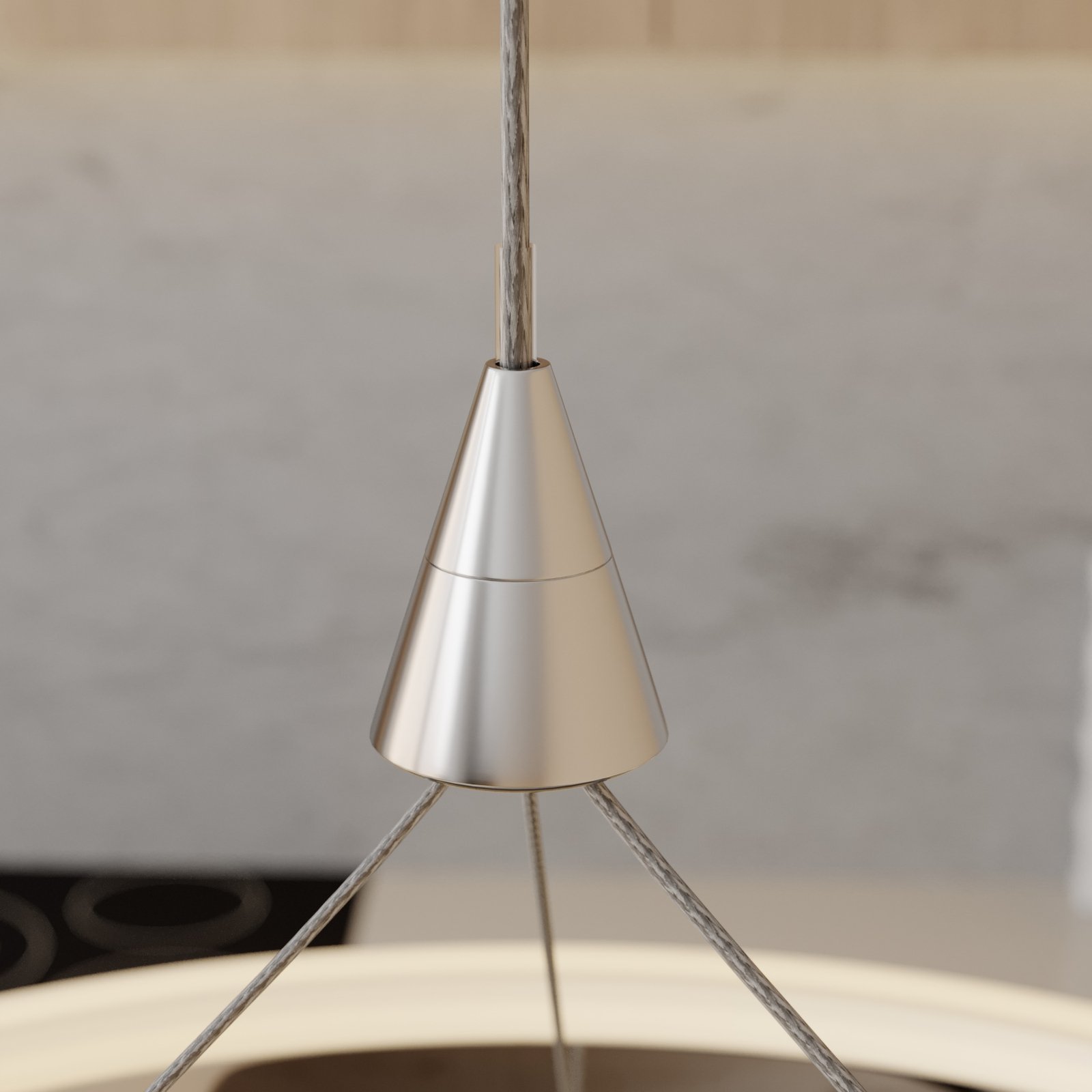 Lyani Riippuvalaisin L85 Chrome/White - Lucande