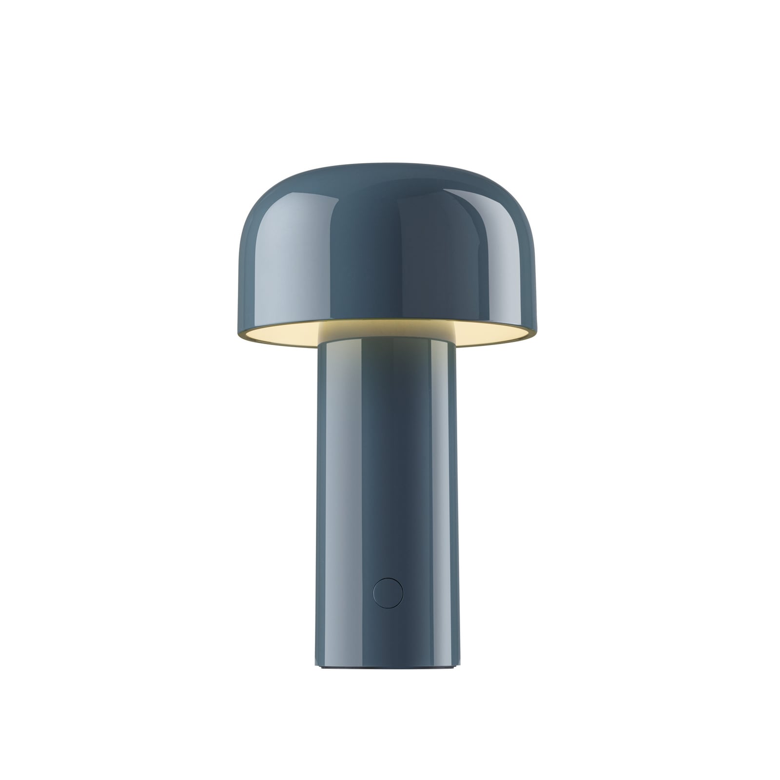 Lampada LED da tavolo ricaricabile Bellhop, blu, 21 cm, dimmerabile, IP54 - FLOS Lampada LED da tavolo ricaricabile Bellhop, blu, 21 cm, dimmerabile, IP54 - FLOS