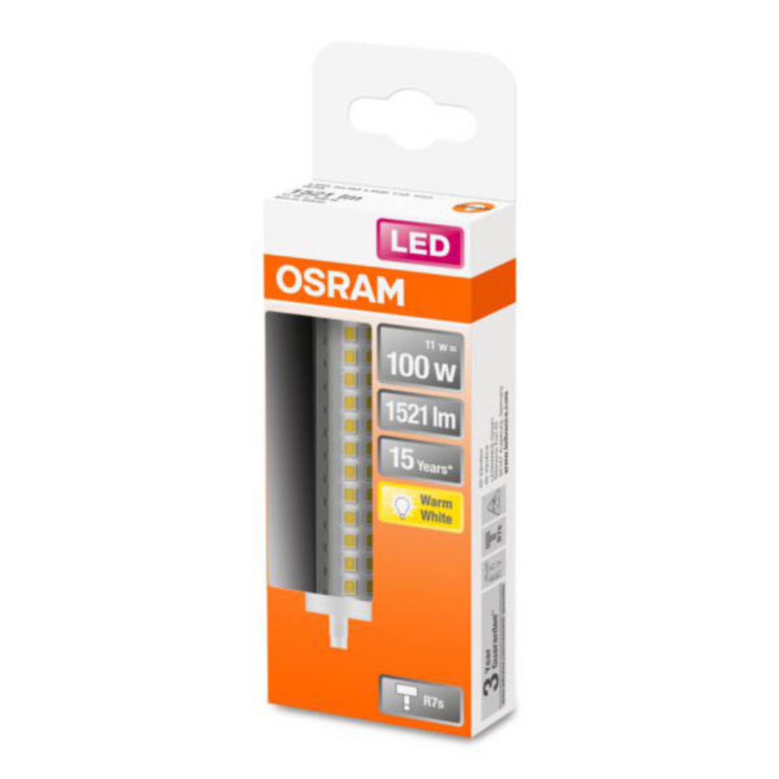 OSRAM LED-Lampe R7s 12W 2.700K