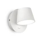 Ideal Lux Gim LED zidna svjetiljka podesiva glava bijela