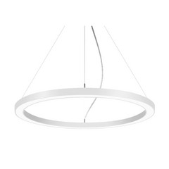 BRUMBERG Biro Circle Ring5 tiešais Ø 45 cm balts 3000 K
