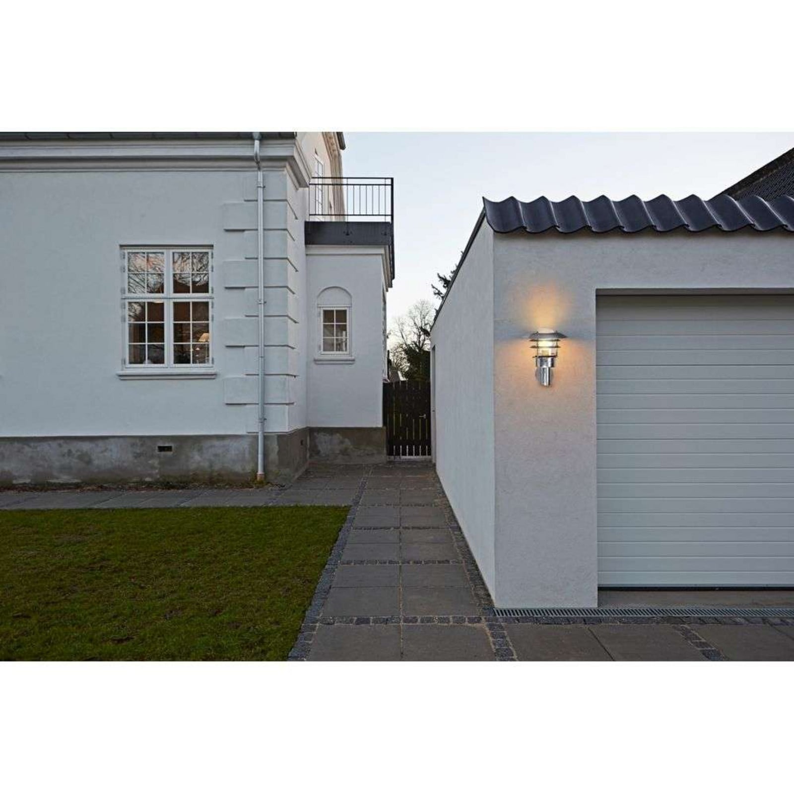 L&oslash;nstrup 22 Tr&auml;dg&aring;rdslampa Galvanised Nordlux - Terrass - Metall