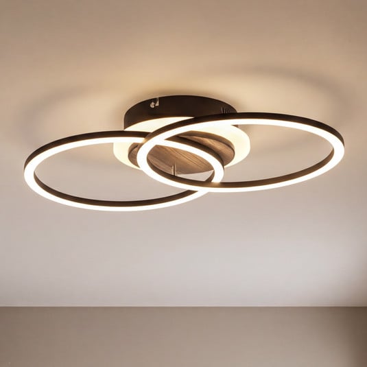 LED-Deckenlampe Giro 3-flammig rund Fernbedienung