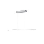 LED piekaramā lampa „Sira“, garums 130 cm, alumīnija krāsas metāls, CCT