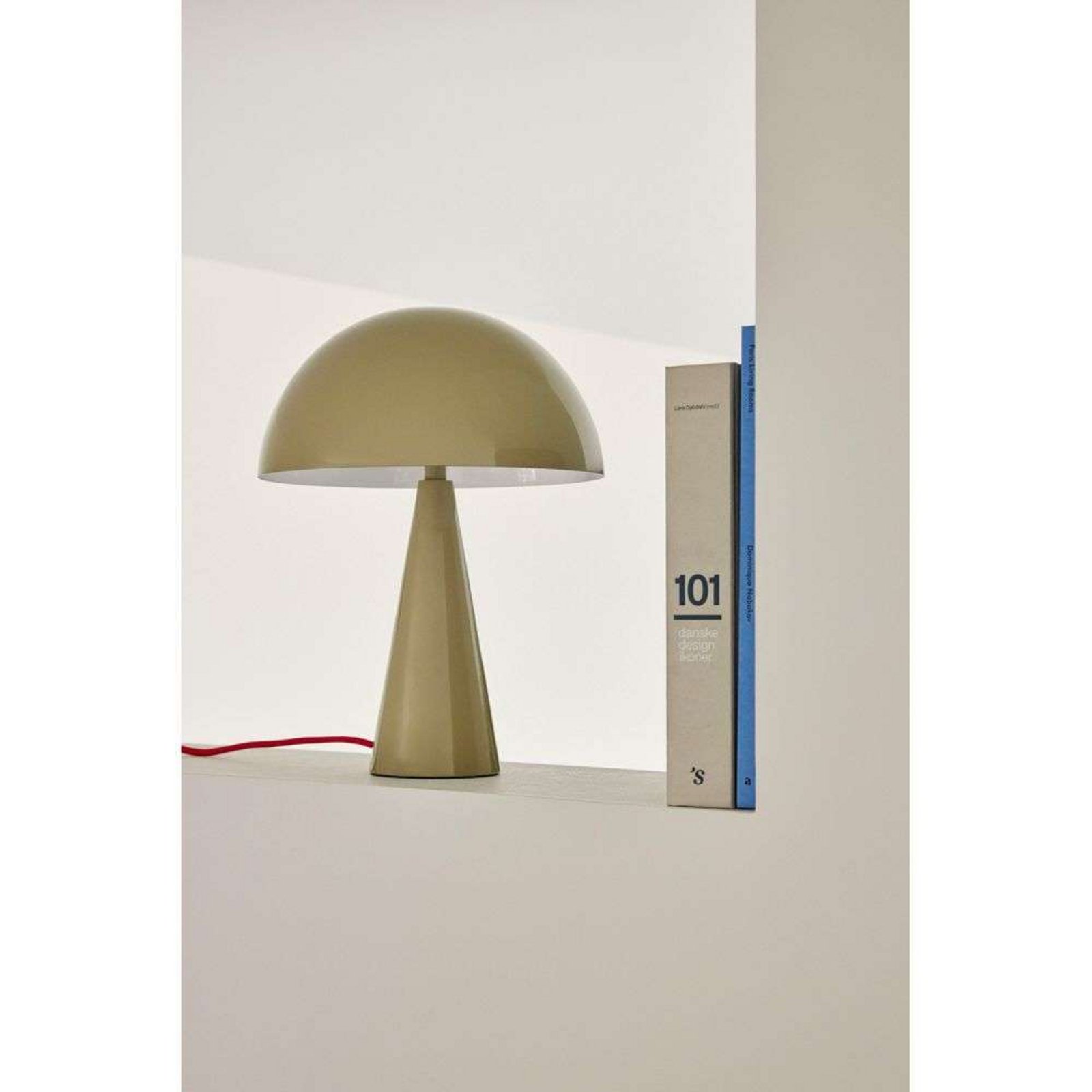 Mush Mini Table Lamp Sand/Red - Hübsch