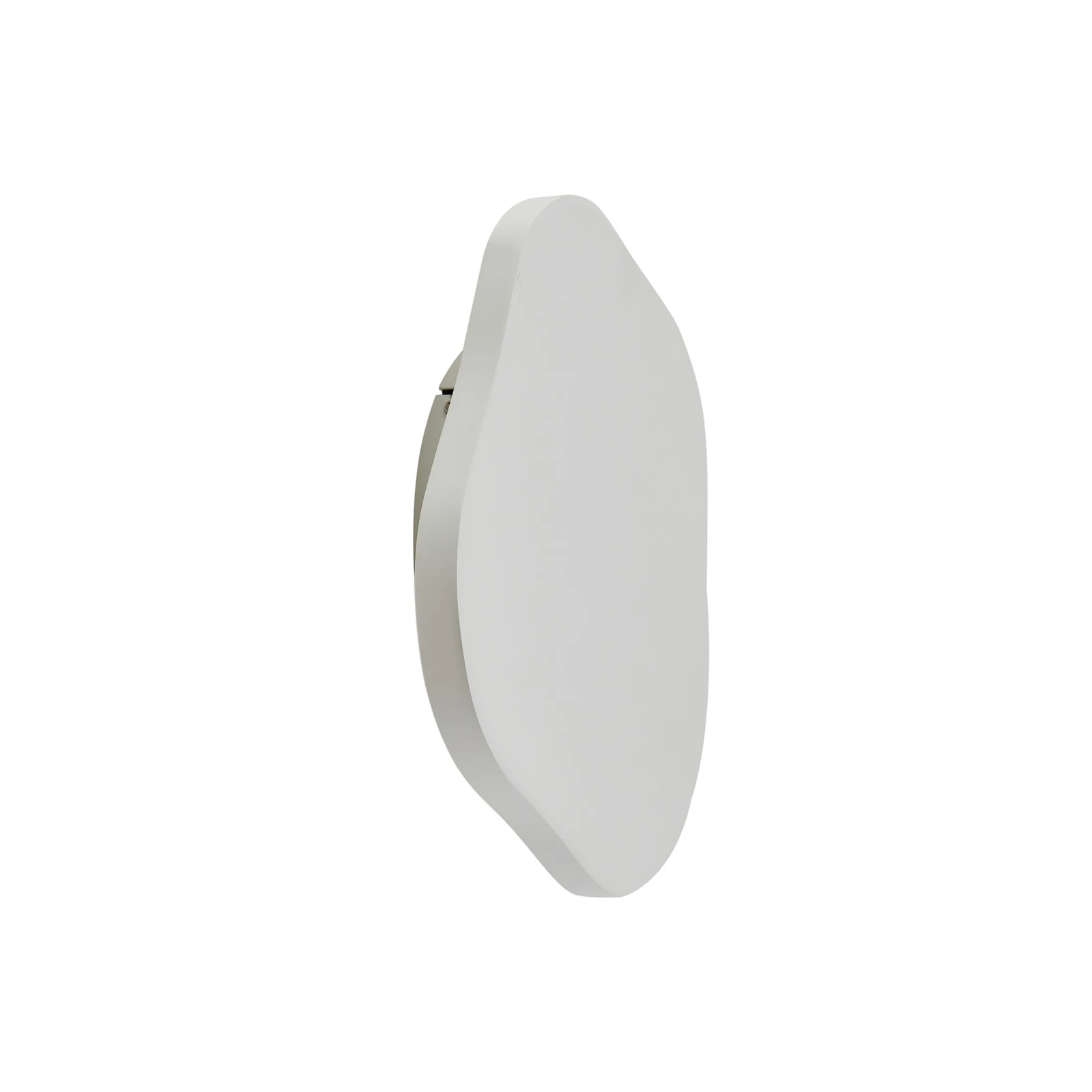 Lindby Applique a LED Nielson, bianco, gesso, 30 x 30 cm