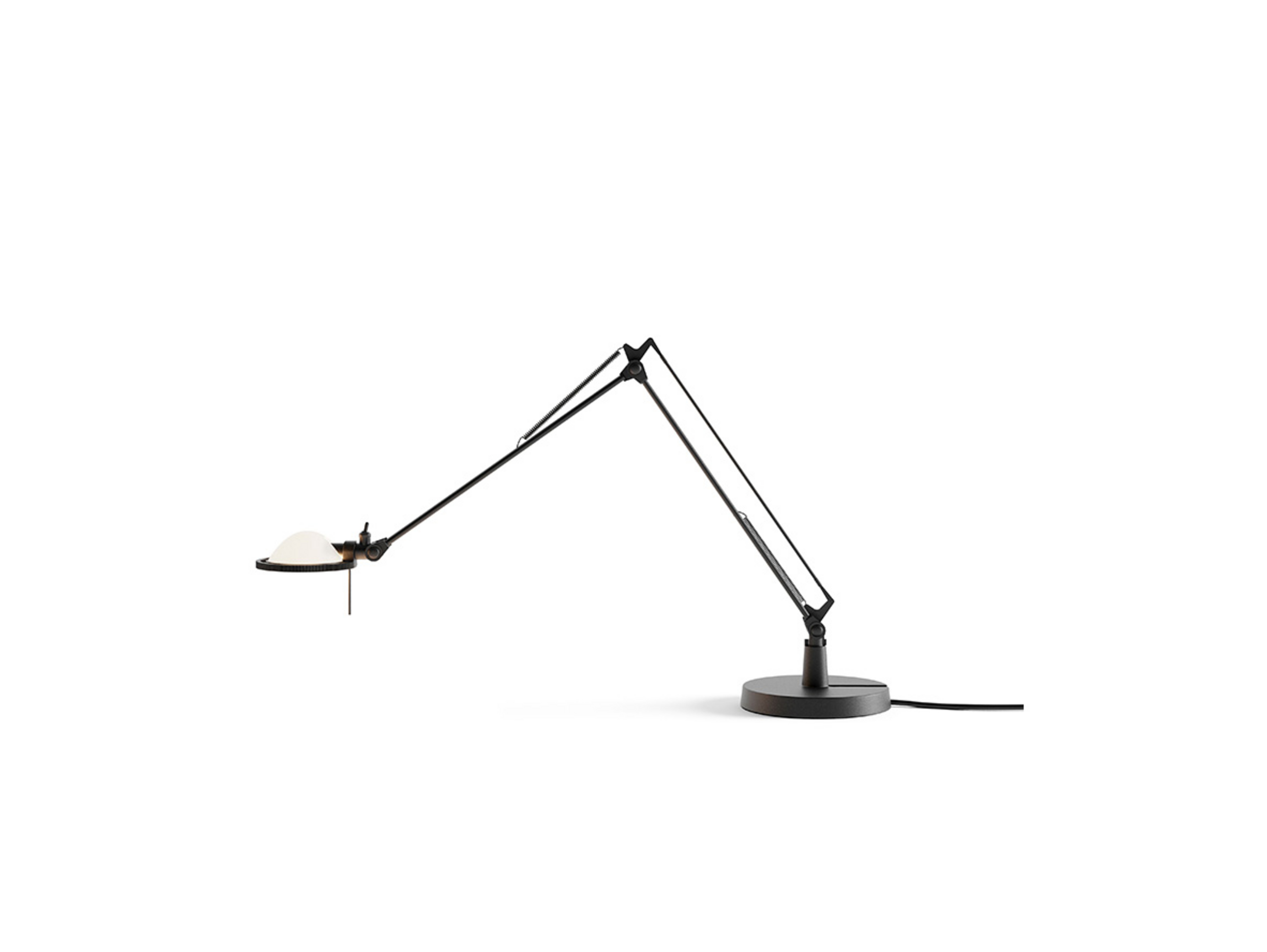 Berenice Table Lamp 30x30 White Glass/Black - Luceplan