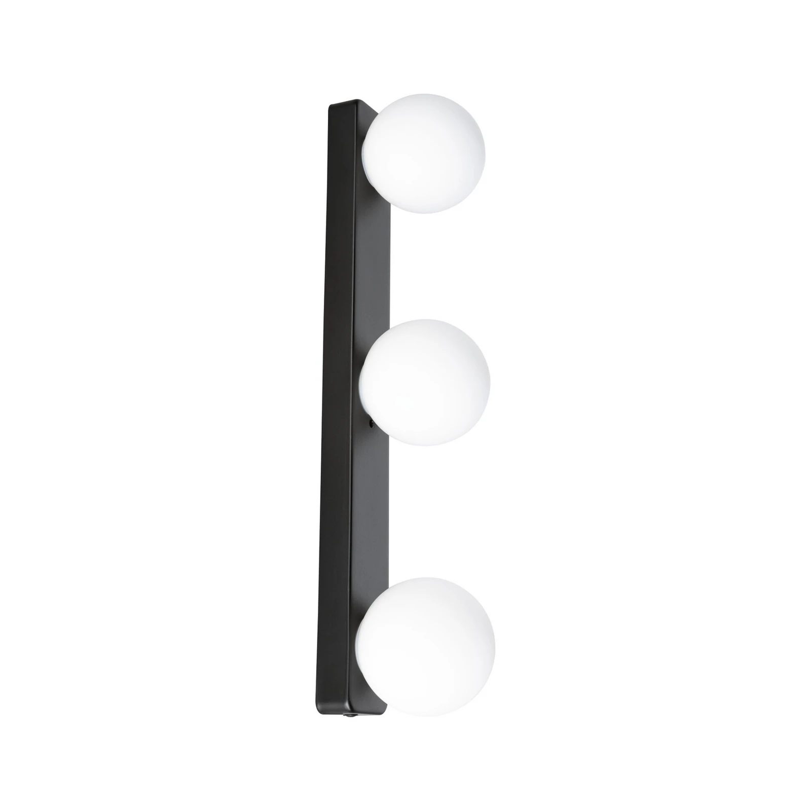 Aplique de pared Paulmann Gove IP44 G9 3 luces negro