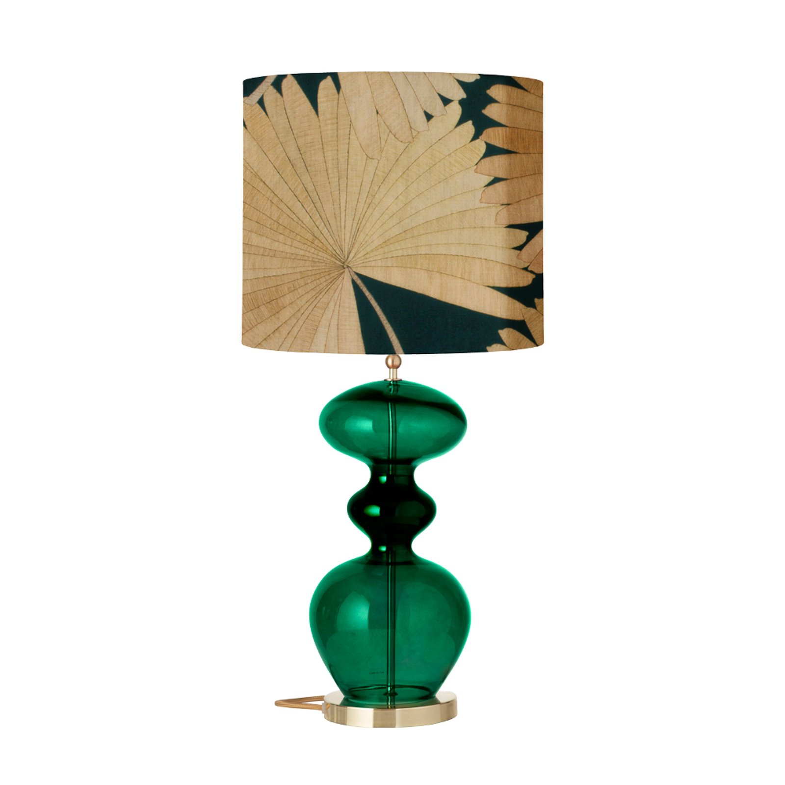 EBB & FLOW Futura M Asztal arany zöld Tango éjfél