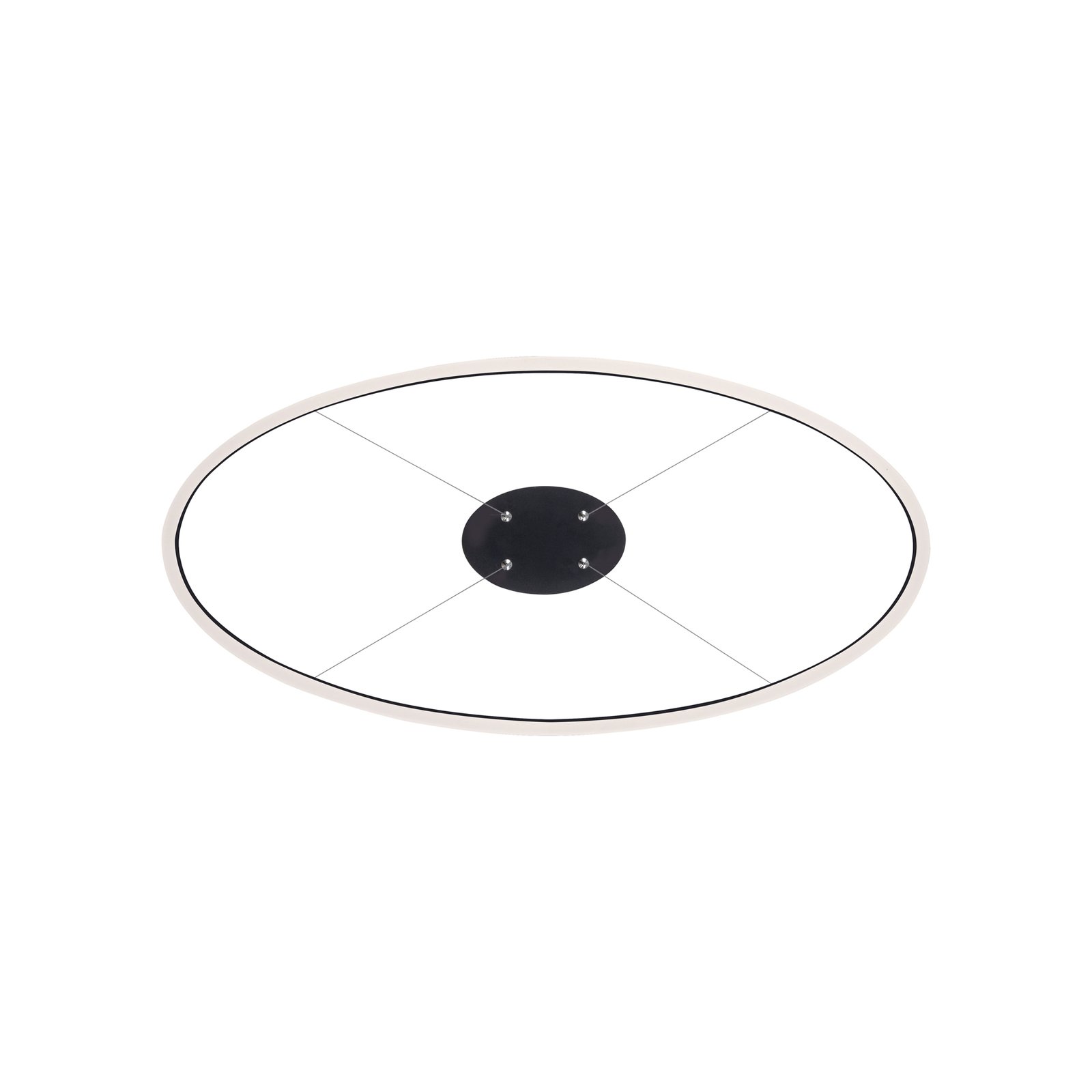 Paul Neuhaus Titus LED-Hängeleuchte, oval 80x39cm