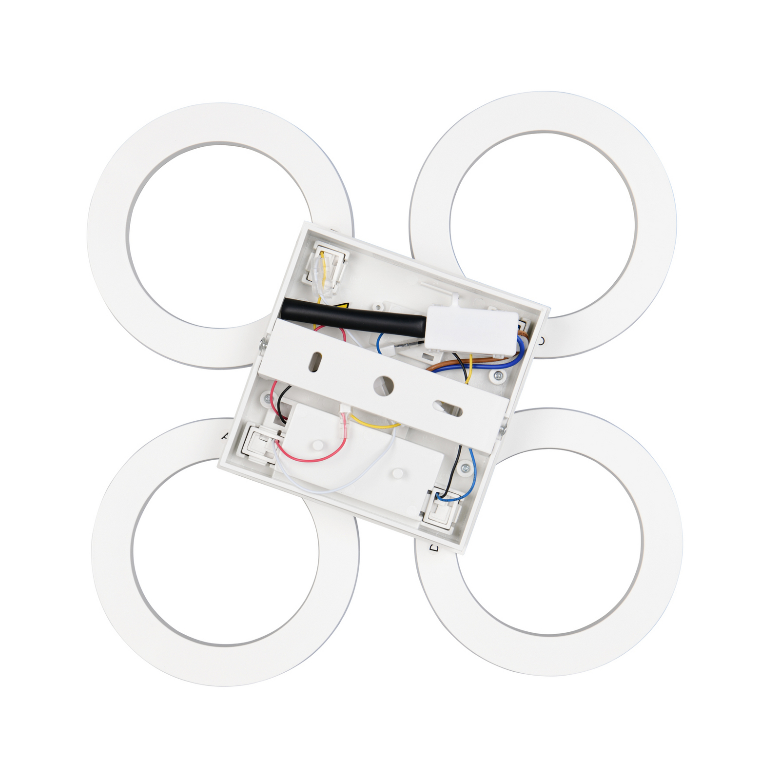 Plafoniera LED Cemi, rotonda, bianca, in plastica, 4.000 K Plafoniera LED Cemi, rotonda, bianca, in plastica, 4.000 K