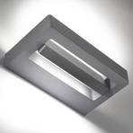 Stola LED outdoor wall light in dark grey