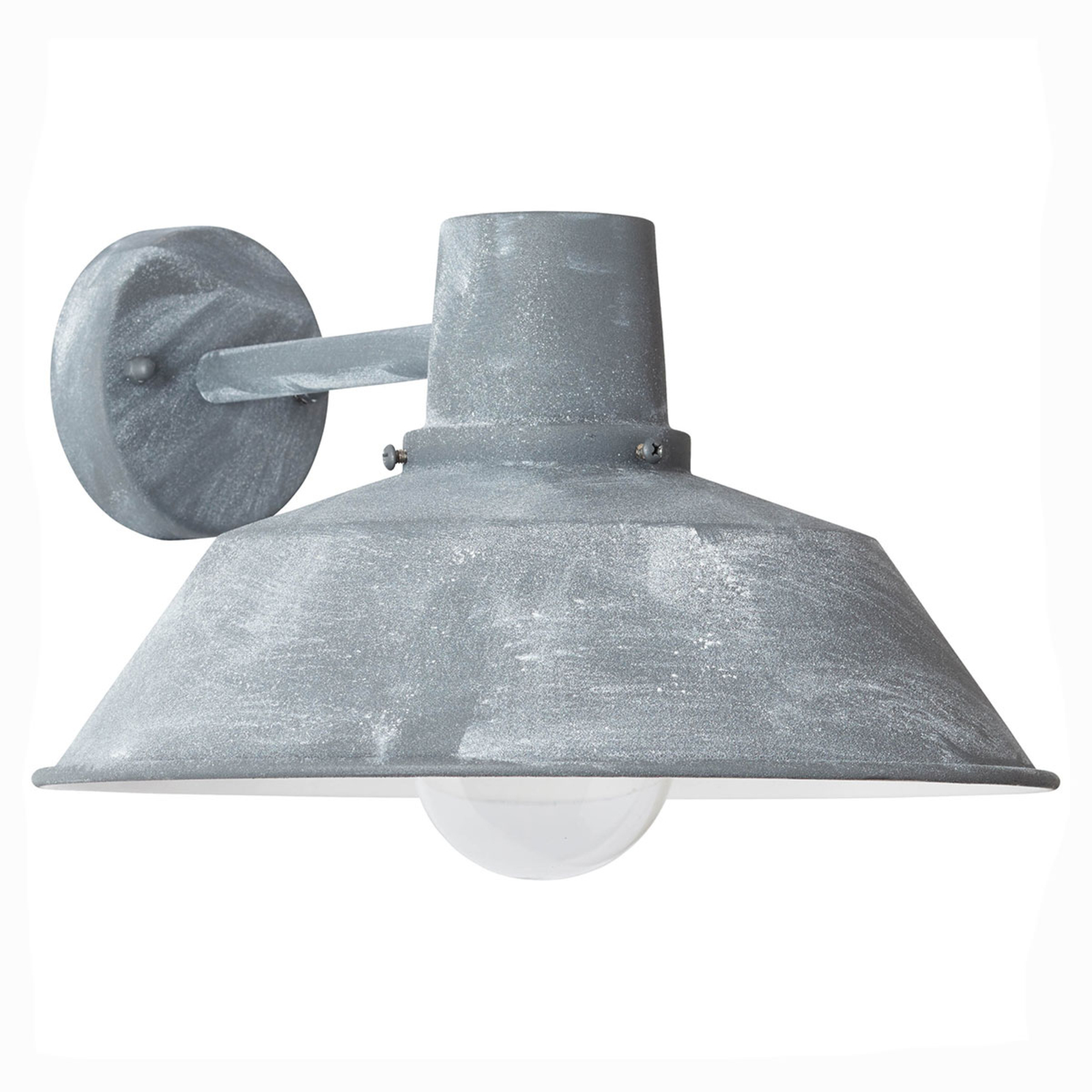 Humphrey outdoor wall light, grey concrete Lights.co.uk