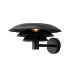 DL30 udendørs væglampe, sort, aluminium, stål, G9 – Dyberg Larsen