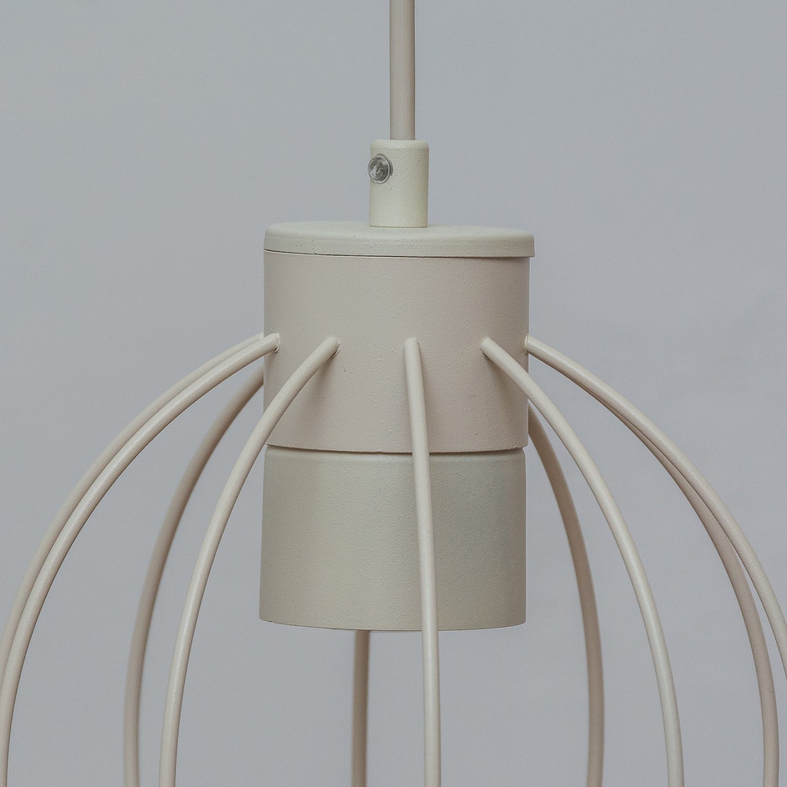 Lampa wisząca STARLIGHT, kremowy biały, 4-punktowa, długość 100 cm, metalowa