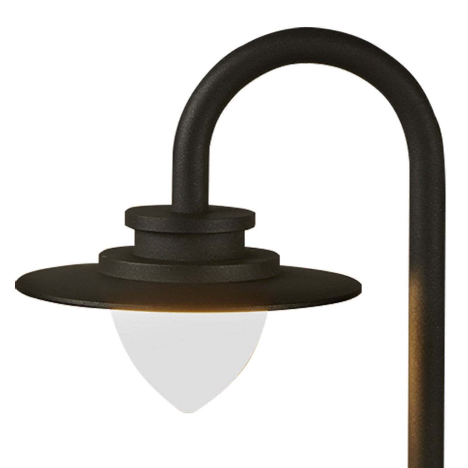 Borne lumineuse LED Texas, IP54, couleur graphite, hauteur 80 cm