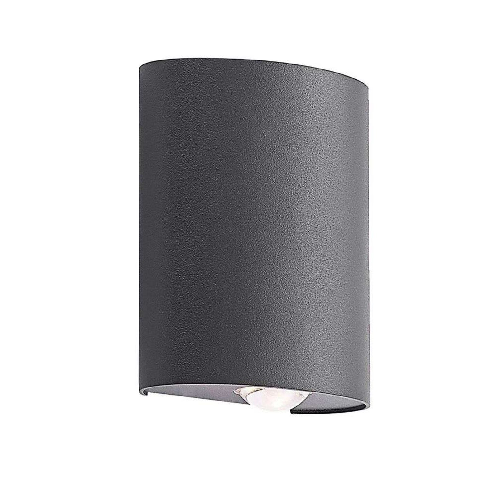 Gatlin 2 Aplica de Exterior Dark grey - Lindby