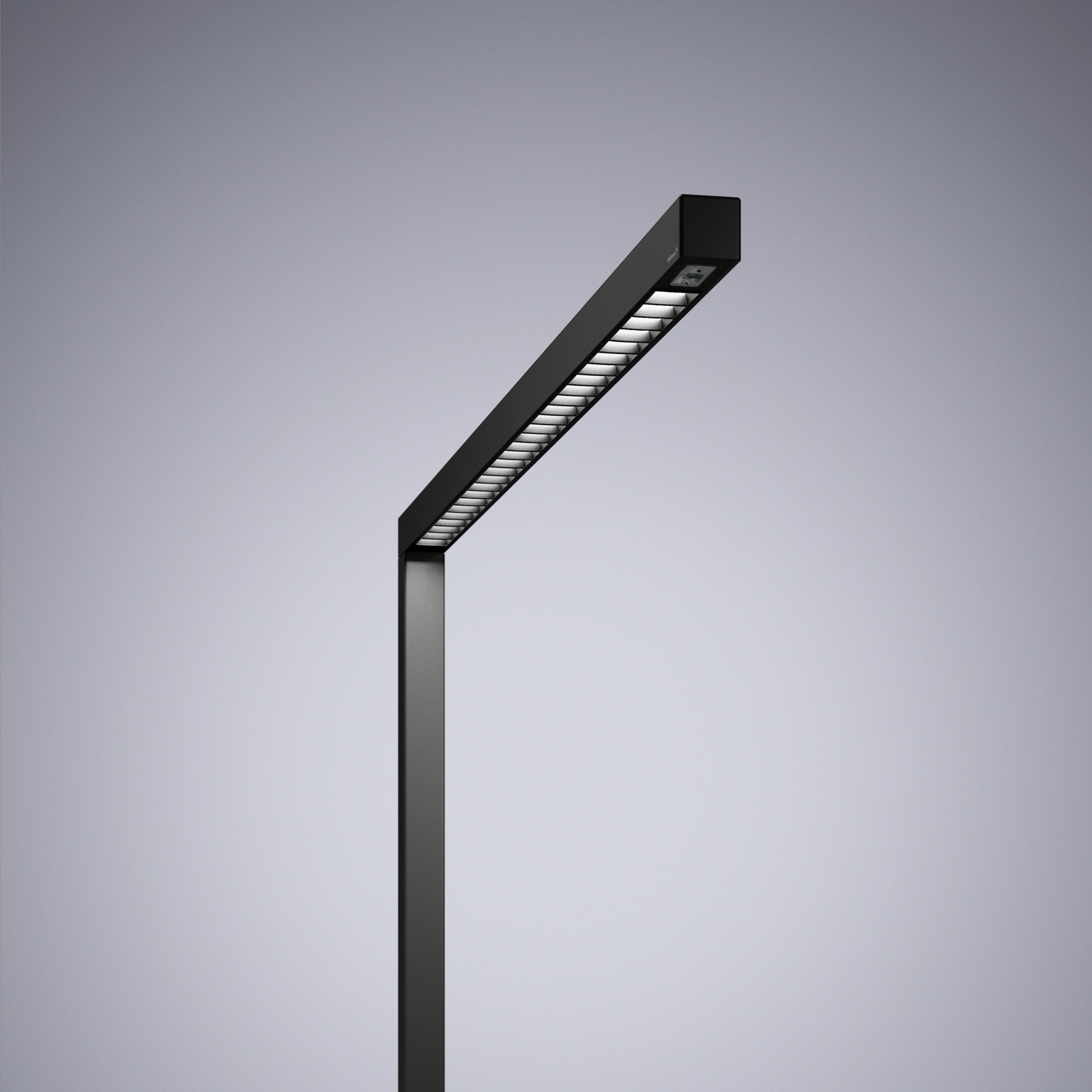 Waldmann Lampadar LED Straight.single negru 3000K inteligentă cu senzor - Studiu / Birou - Modern - Aluminiu