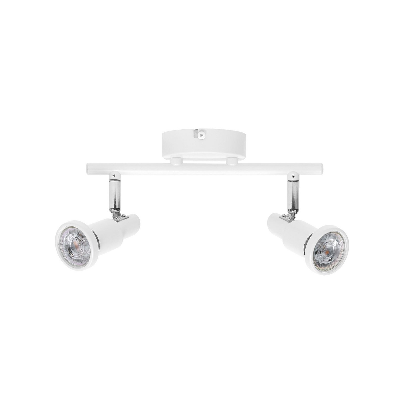 OSRAM Deckenstrahler, weiß, 2-flg., Metall, GU10-LED 927 dim