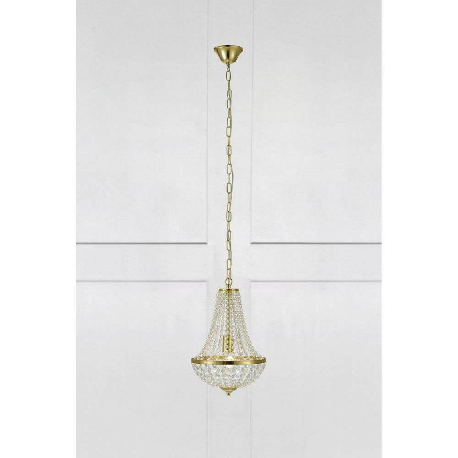 Gränsö 1 Kronleuchter Brushed Brass - Markslöjd